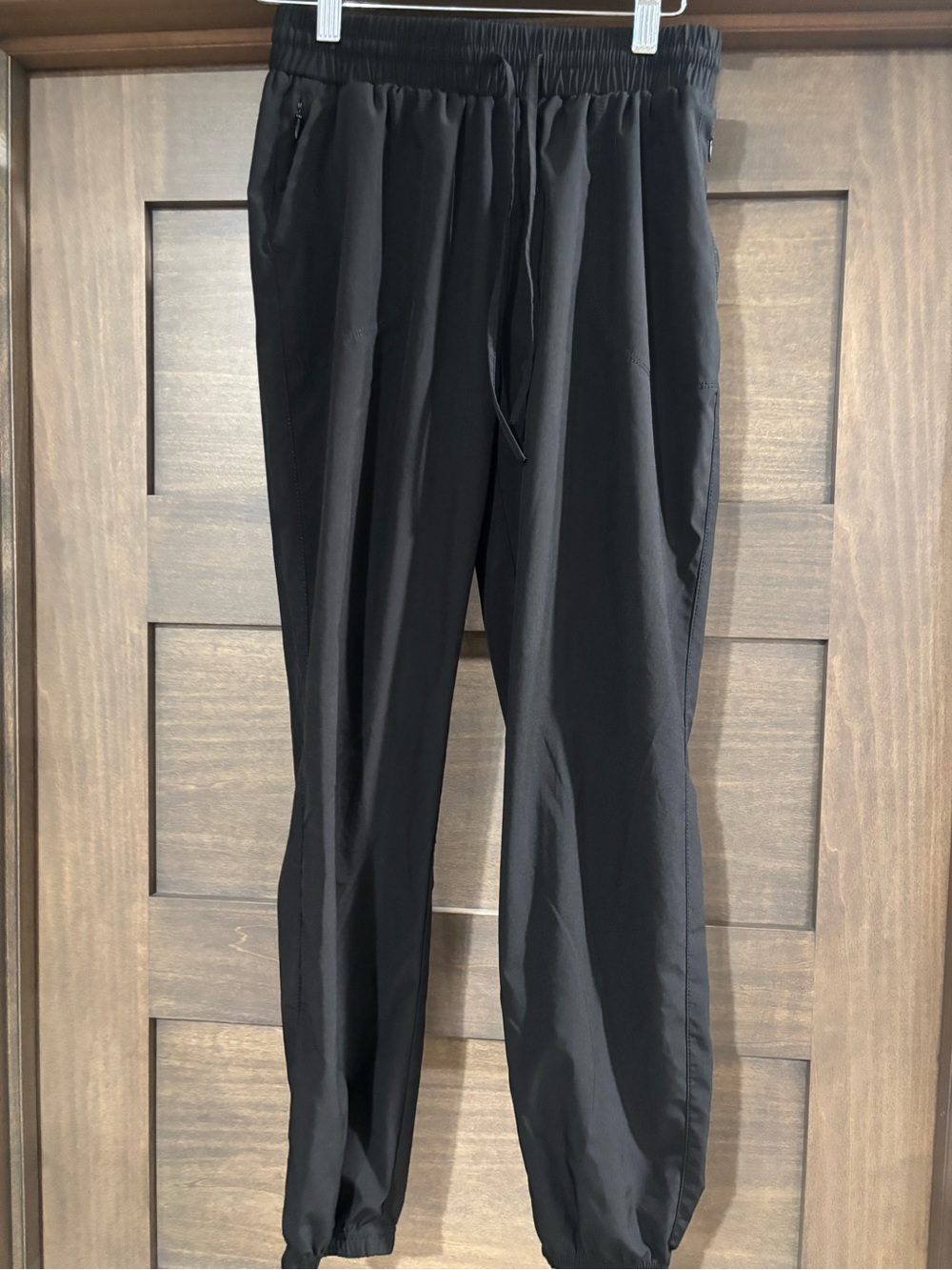 Zac & Rachel Black women's Jogger Sweatpants with Zip Pockets